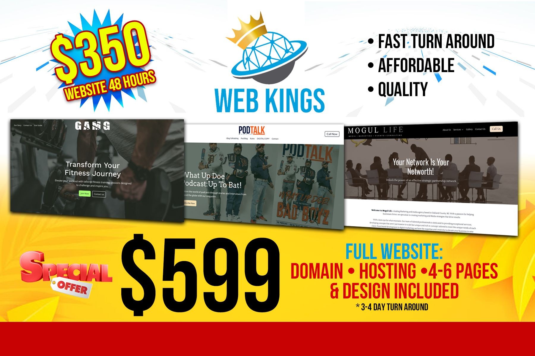 Websites That's Affordable and Yours!