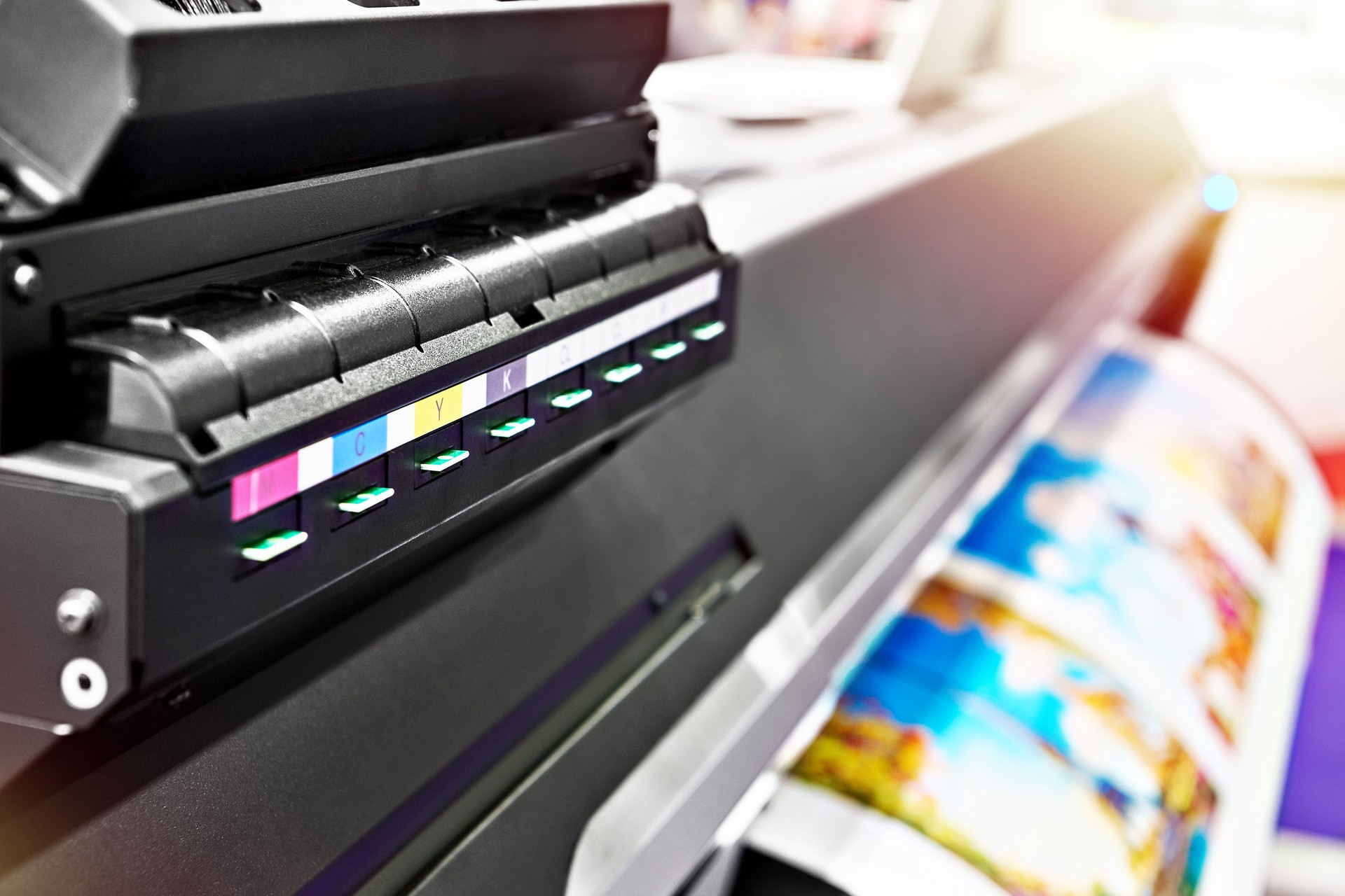 Color wide format printer
